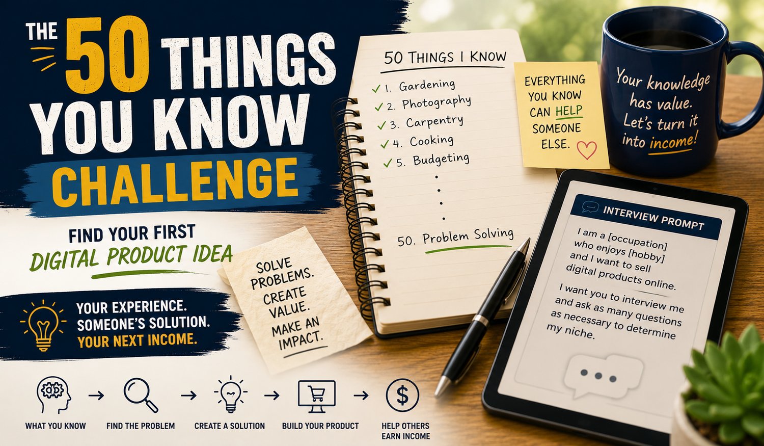 50 things you know challenge