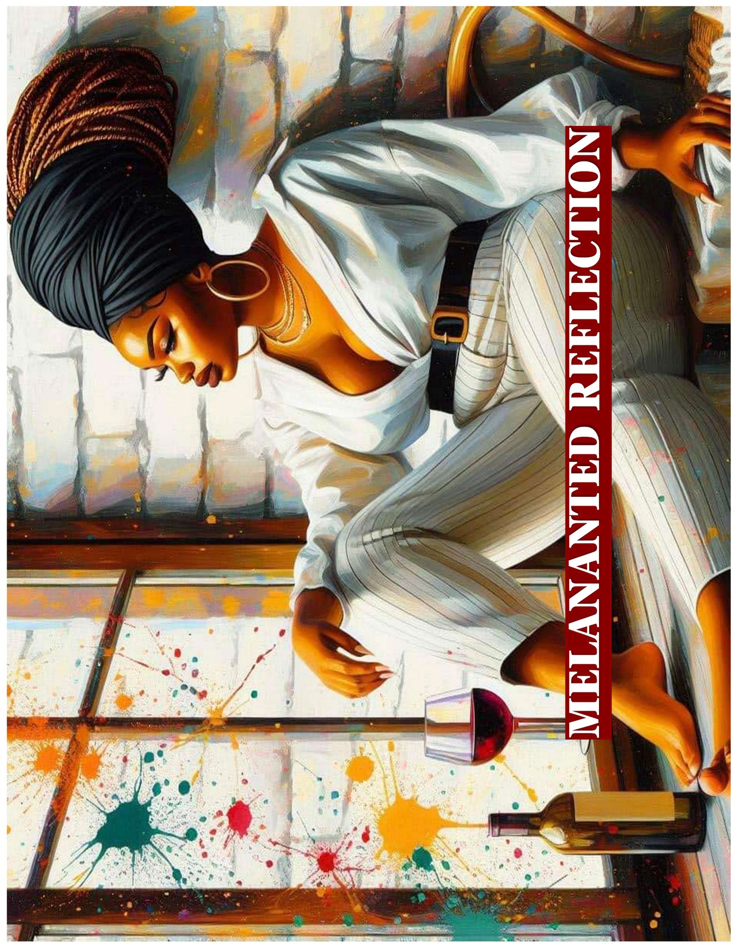 Coloring & journal book for Black women - affirmations, self-care, empowering art.