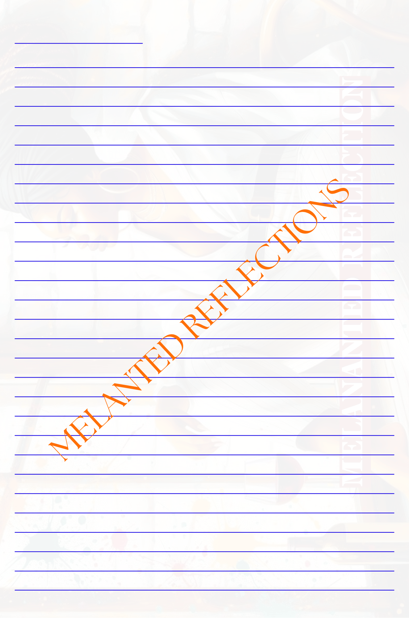 ournal page with affirmations and manifestation prompts for self-reflection