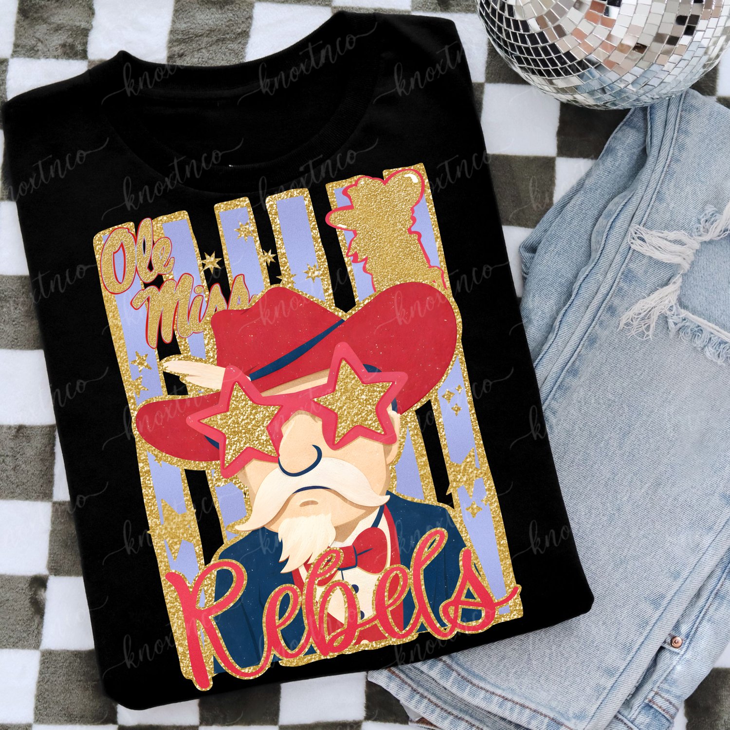 Old Miss Rebels Colonel Red Tshirt Football Fan Old Miss Saturdays