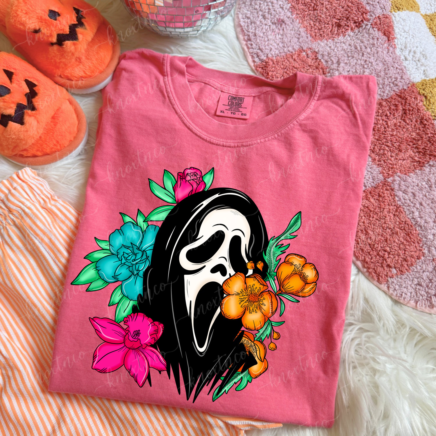 Horror movie lover tshirt gift scream mask halloween spooky season shirt