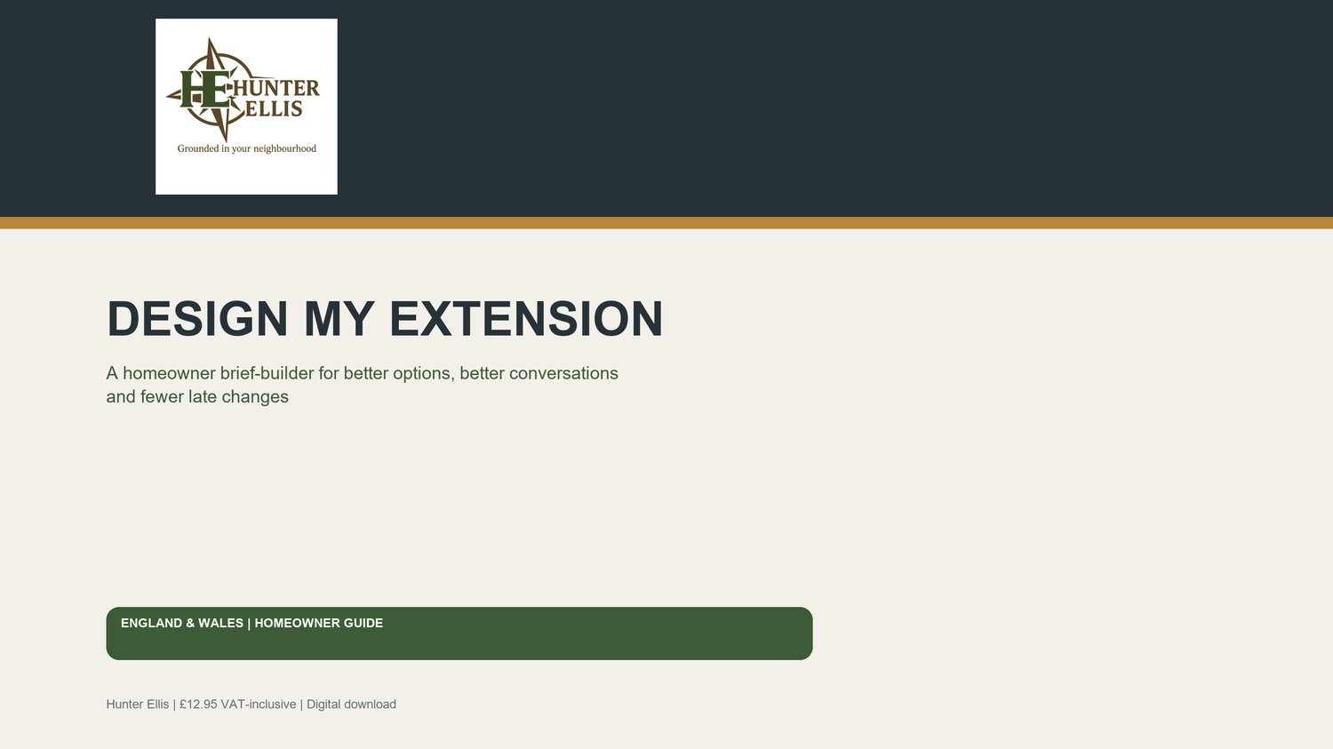 Extension Design Brief Planner Hunter Ellis digital tool