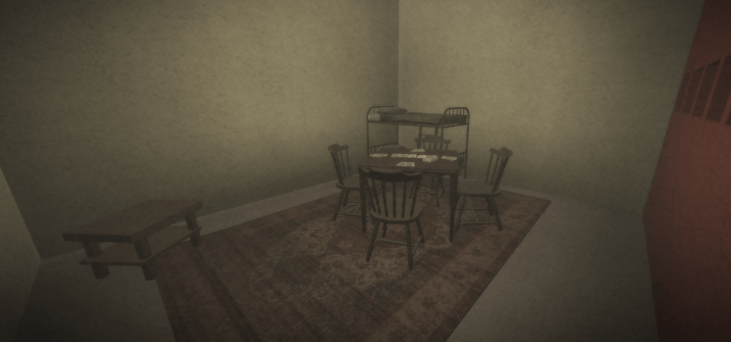 Rustic bar interior in an Alabama Roblox map