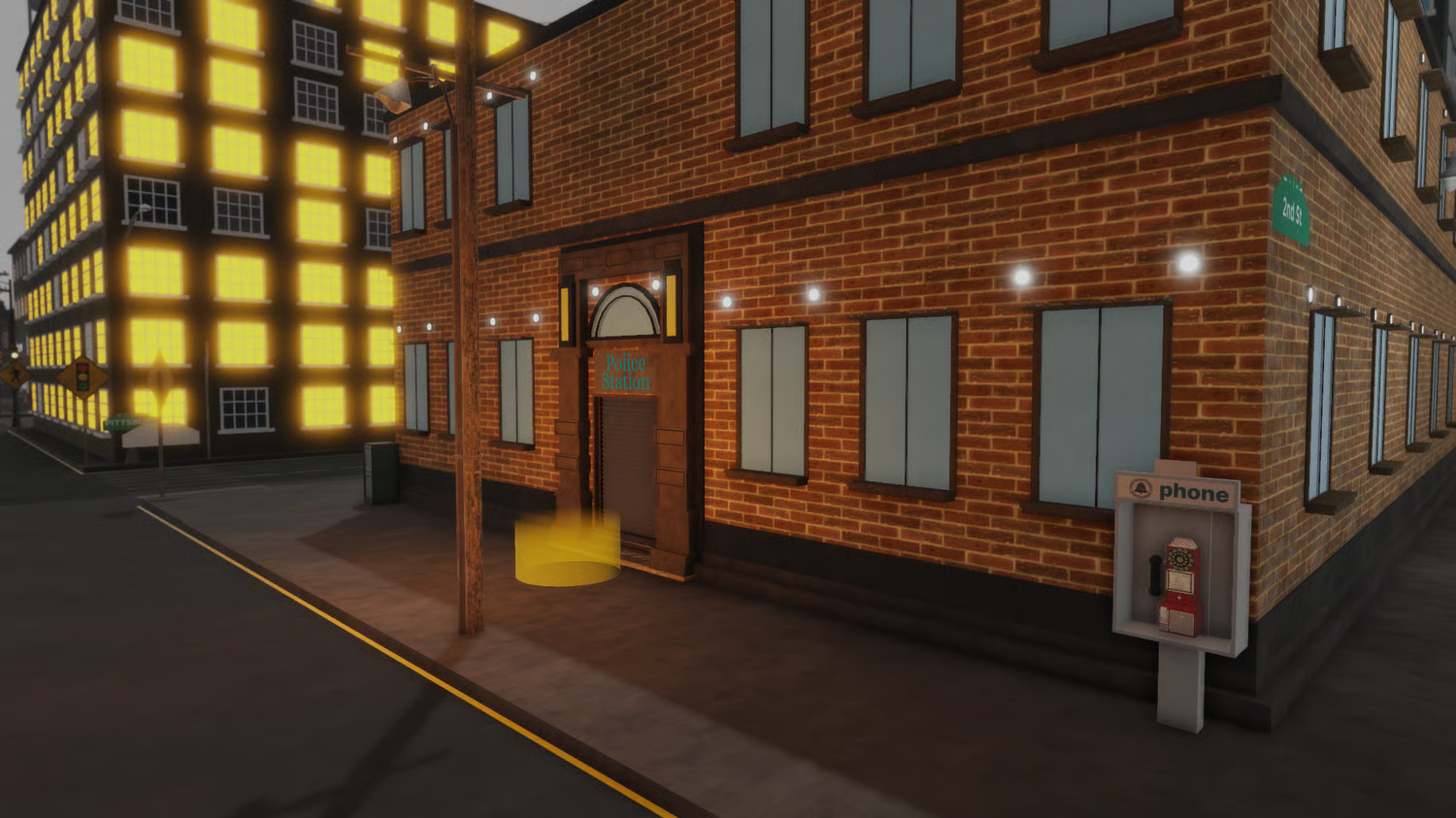 Roblox Philadelphia roleplay city with period buildings