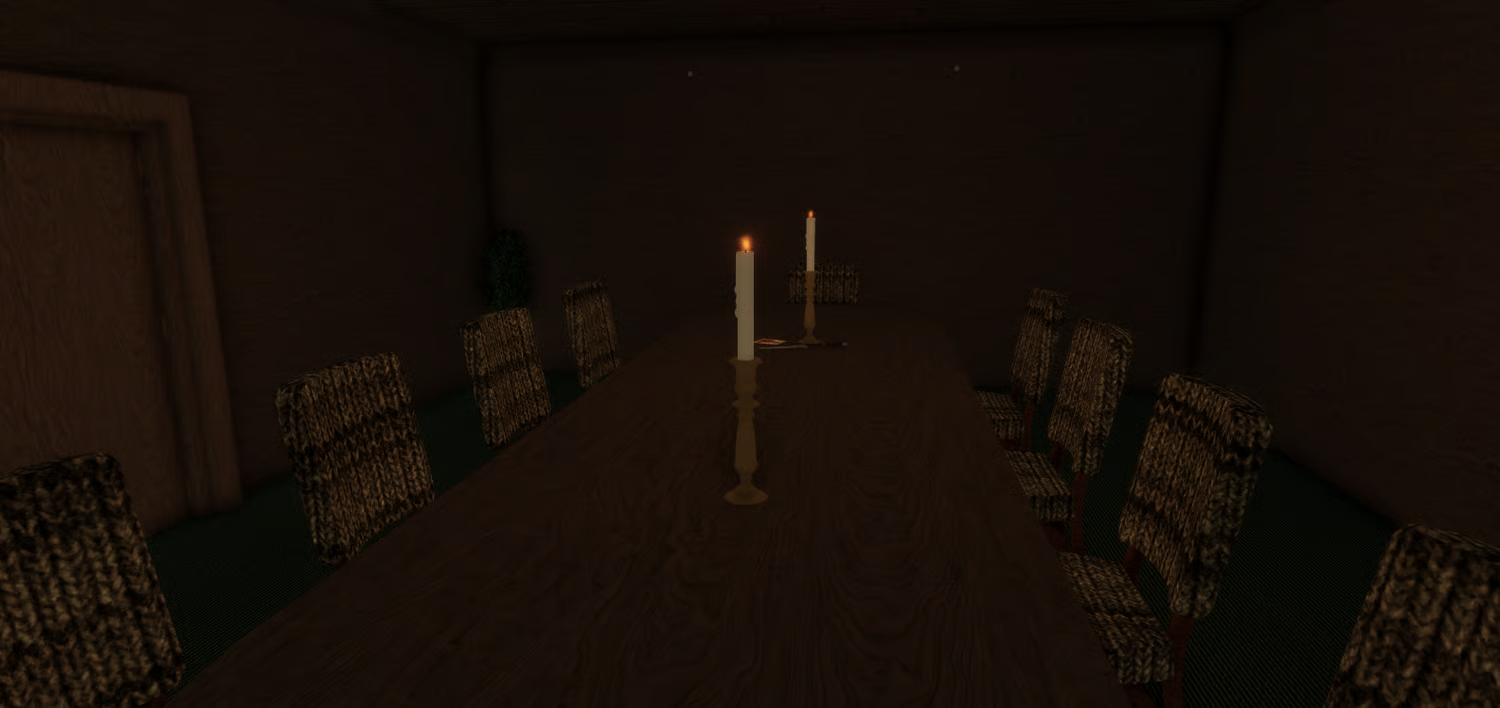 Furnished meeting room inside a vintage butcher shop and deli