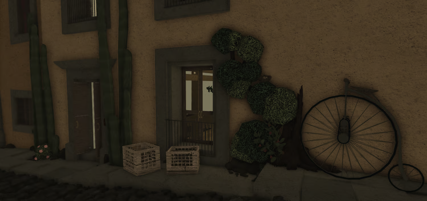 Venetian antique house exterior
