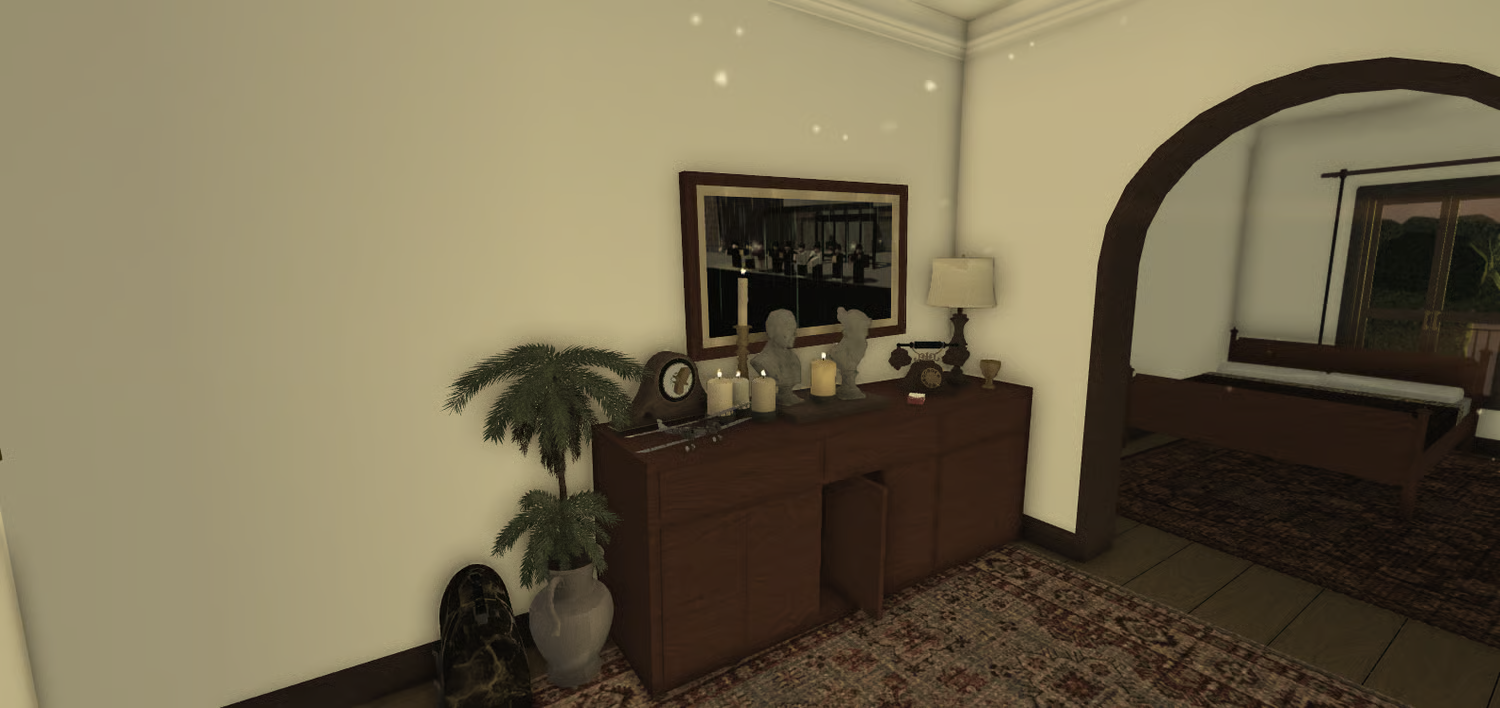 Vintage Italian bedroom