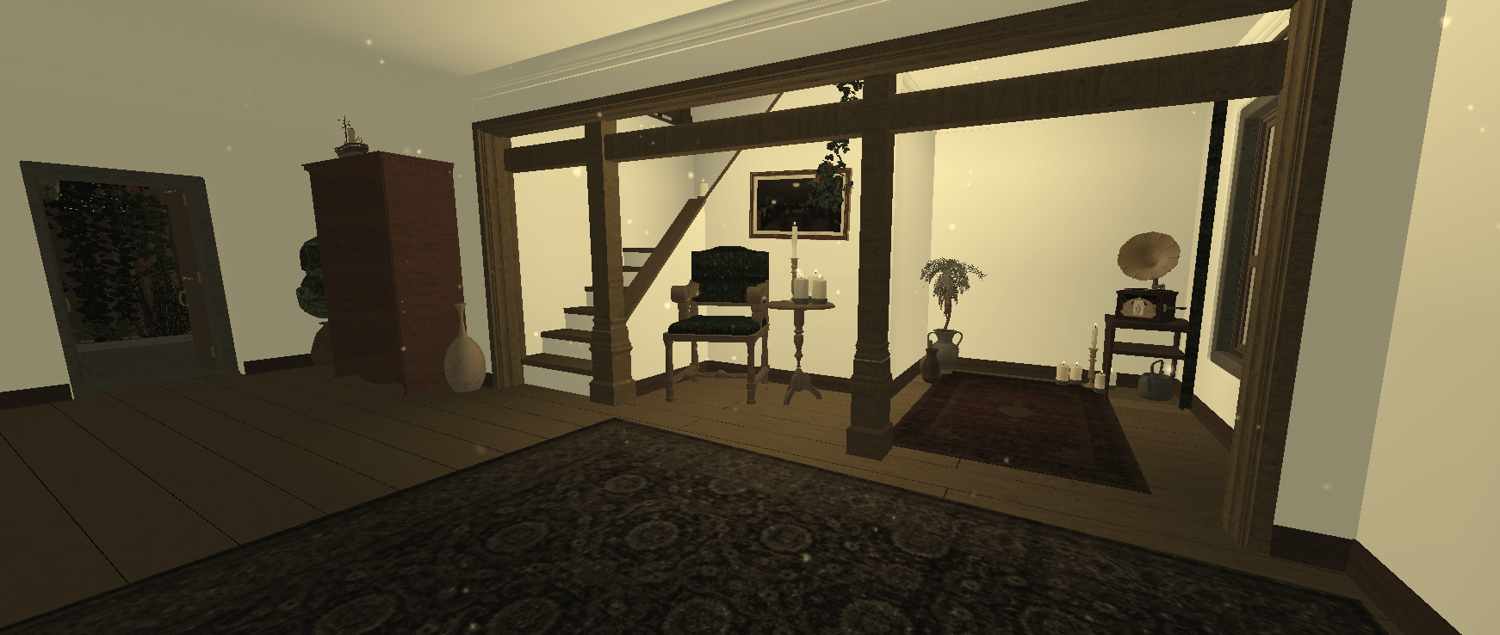 Antique two-floor Italian house