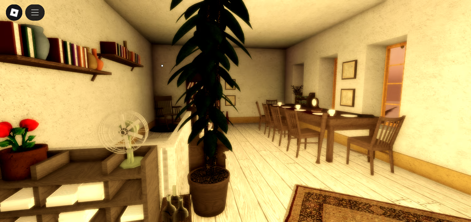 Villa dining room interior