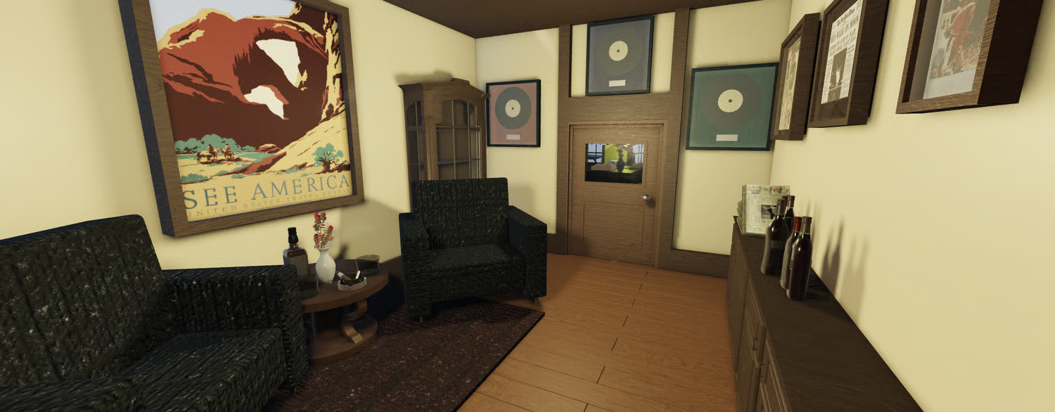 Bakery office room with roleplay furnishings