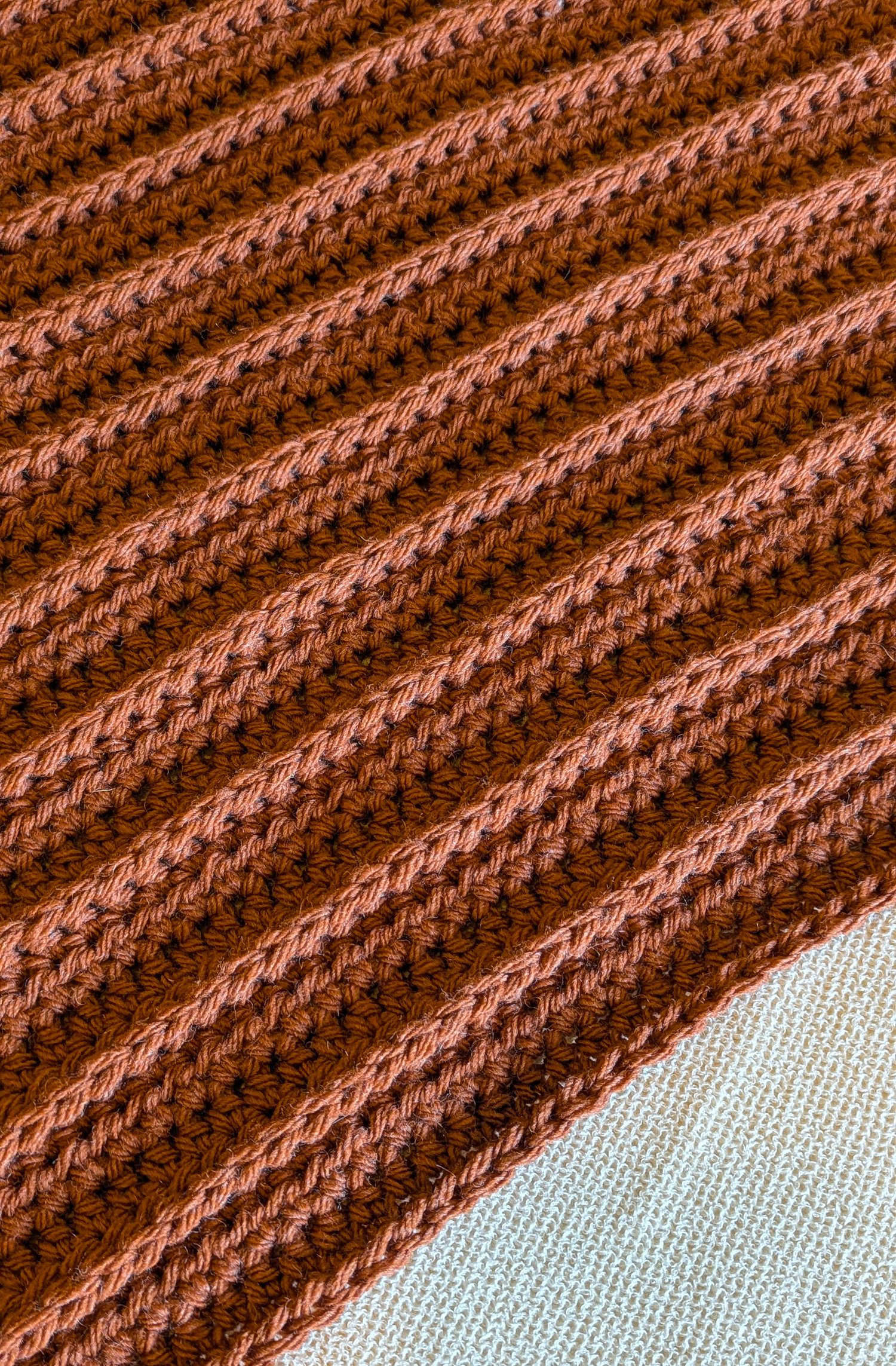 Homestead Ridge Crochet Blanket