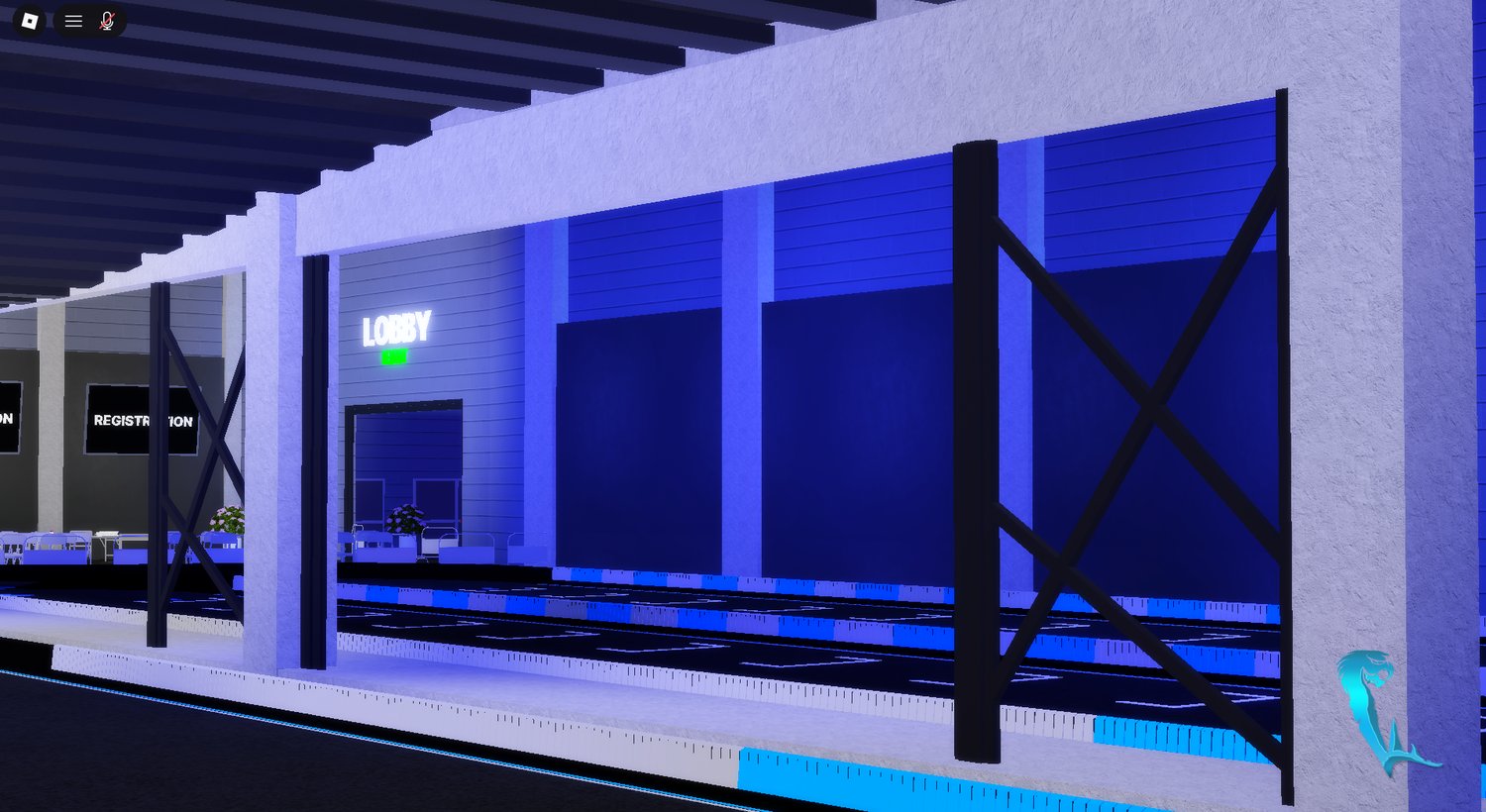 Roblox kart track spectator seating area