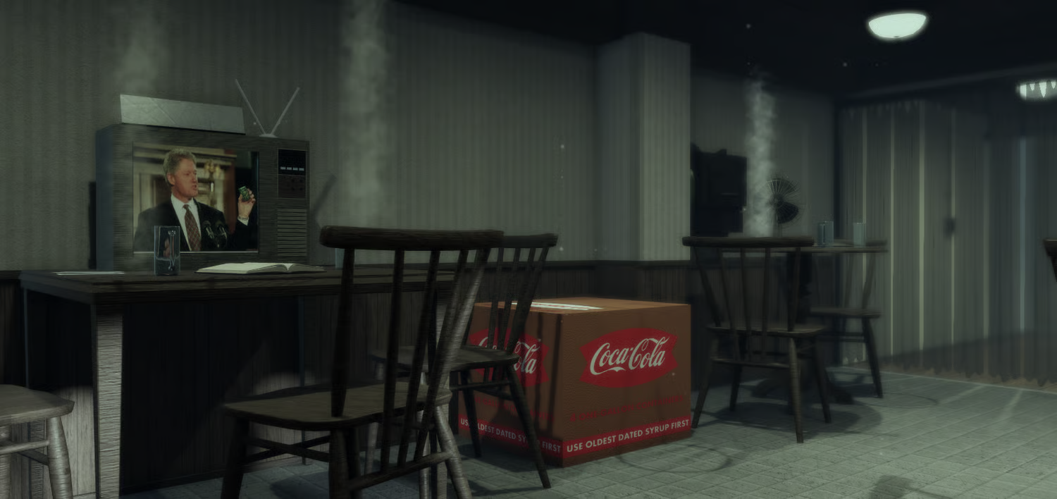 Detailed private employee room with roleplay props and furnishings