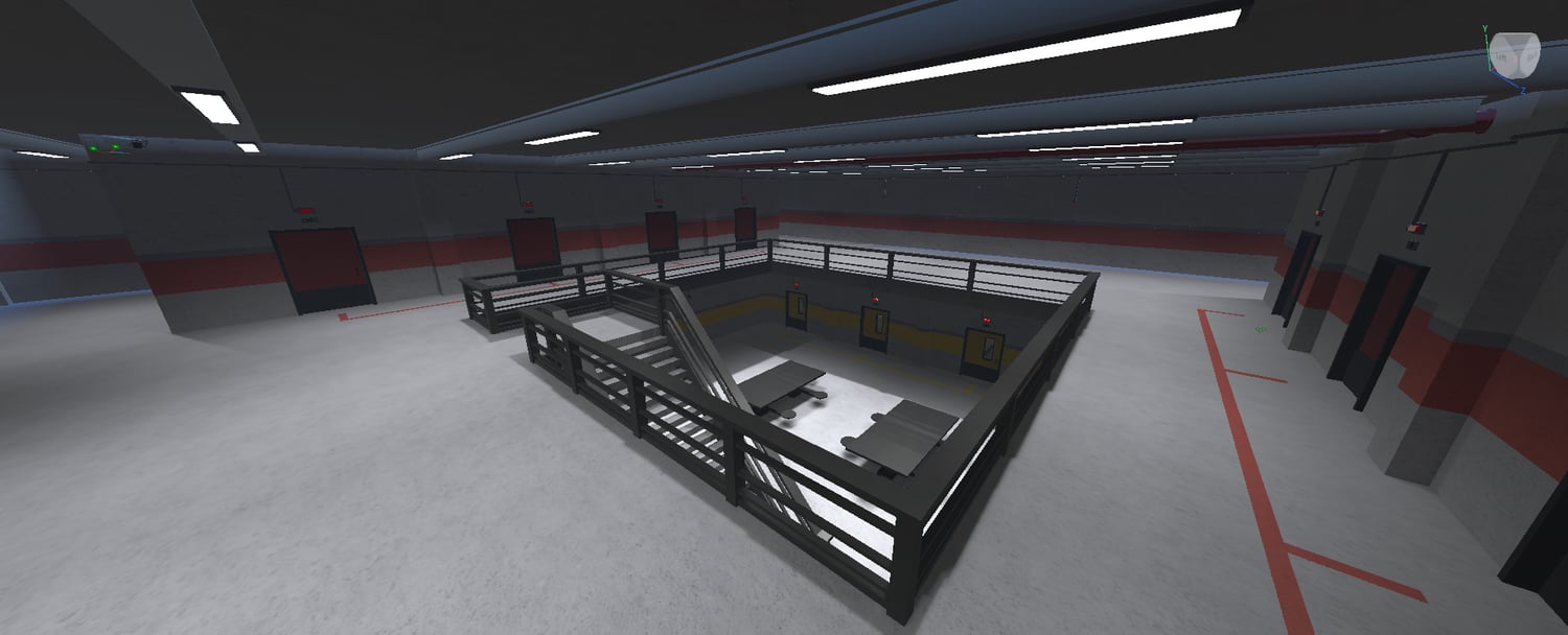 Modern correctional facility exterior