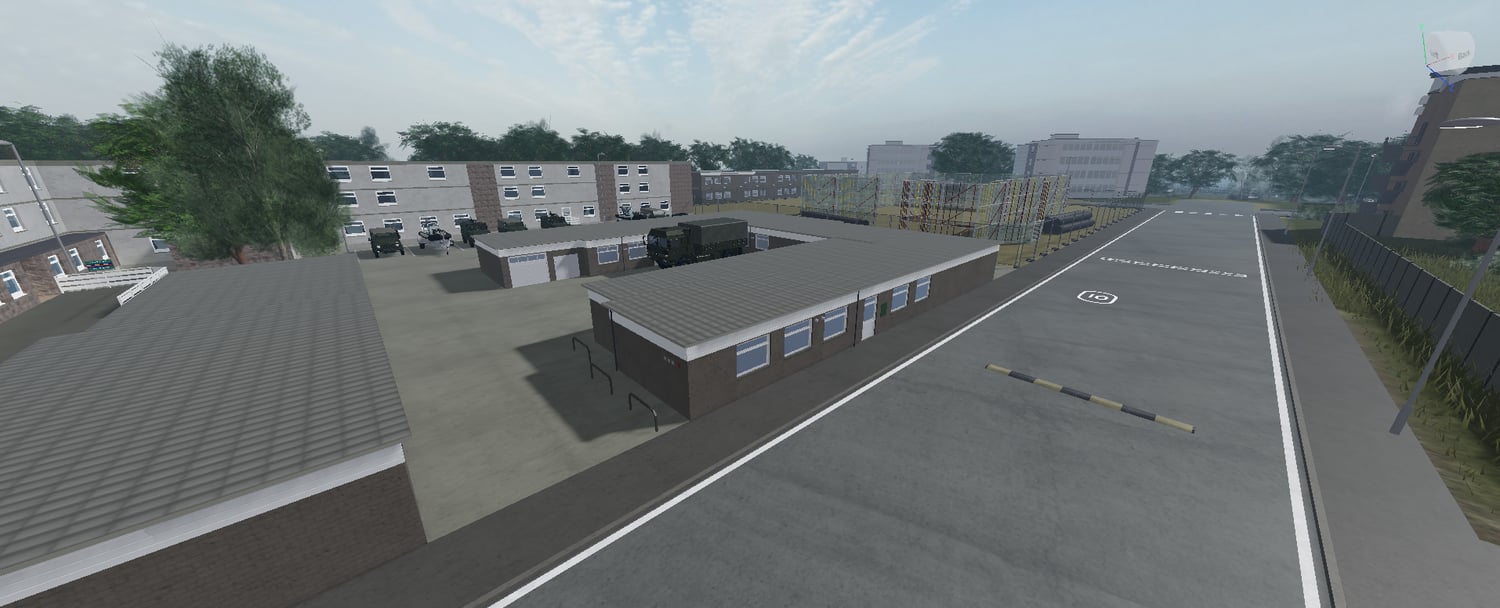Large base parking area