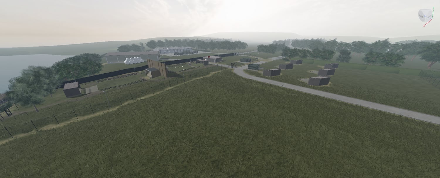 Military obstacle training grounds