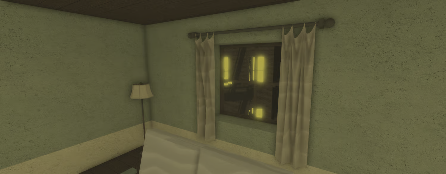 Detailed Manhattan apartment exterior at nighttime