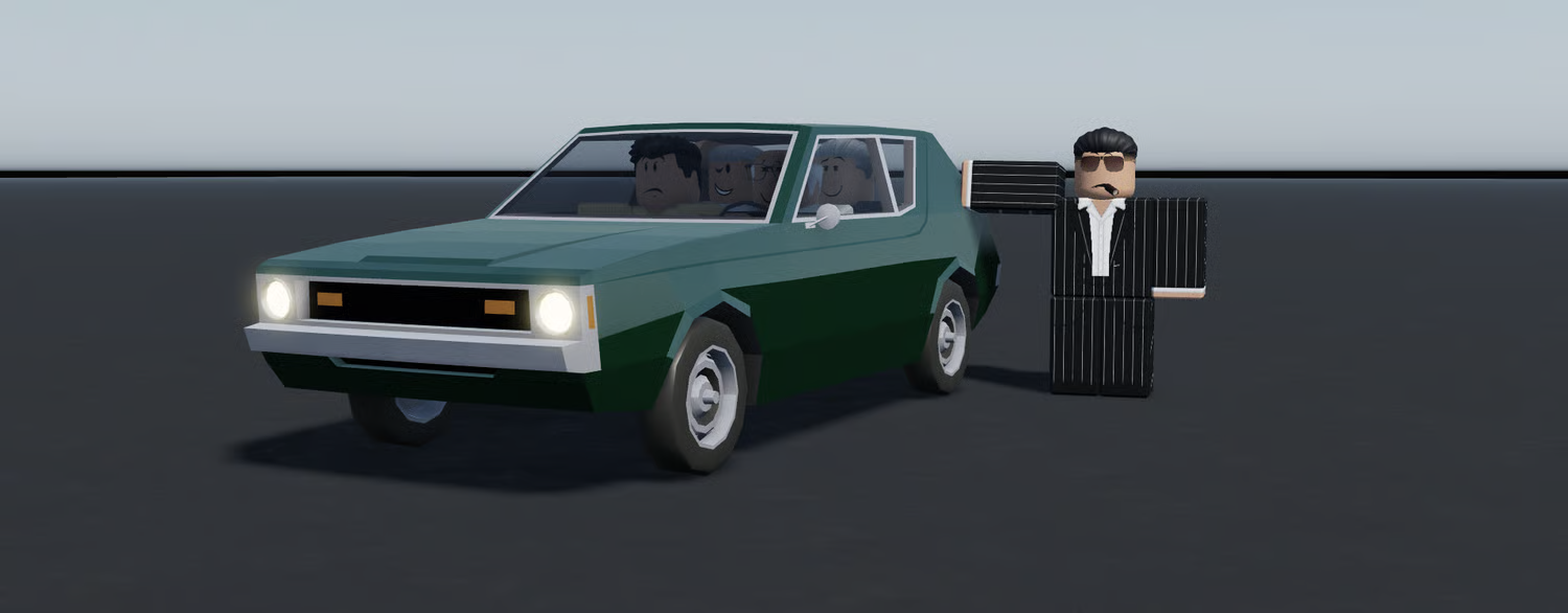 Green 1972 American Compact Hatch exterior