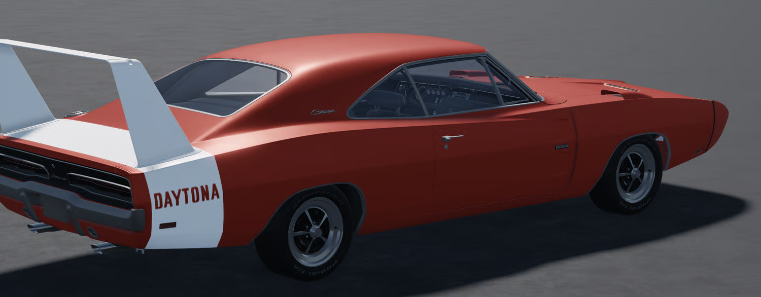 Detailed wheels and exterior bodywork
