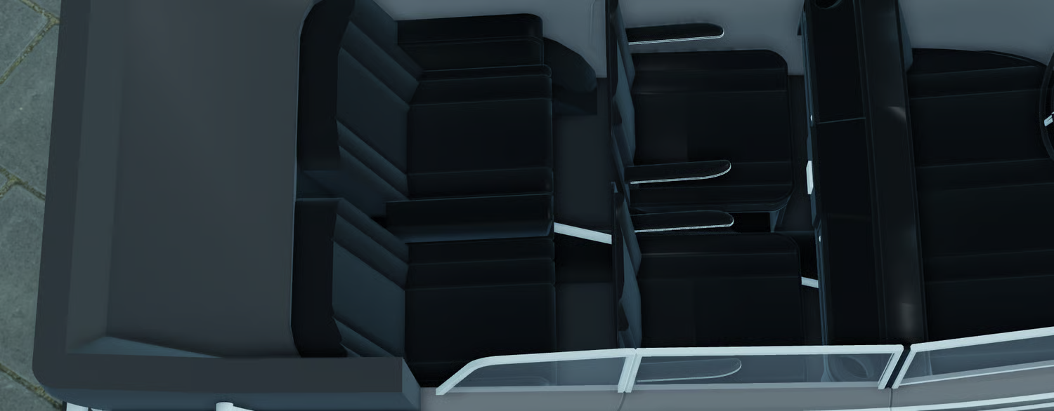 Detailed rounded fenders and bodywork