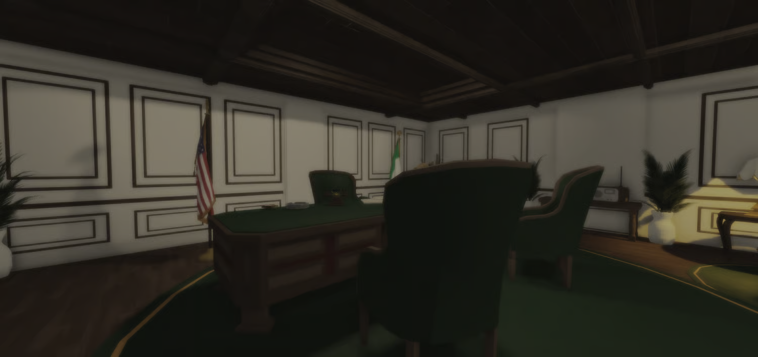 Classic mobster bar interior with roleplay tools