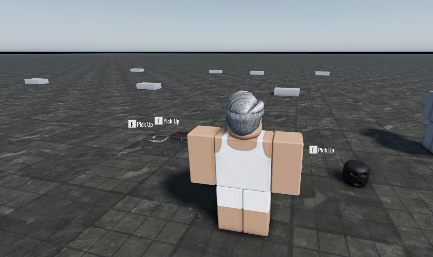 Roblox inventory and equipment system interface