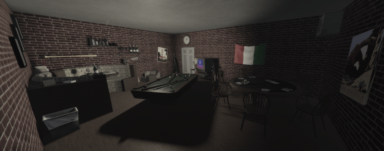 Roblox Studio hierarchy showing scripts, weapons, GUI, and roleplay tools