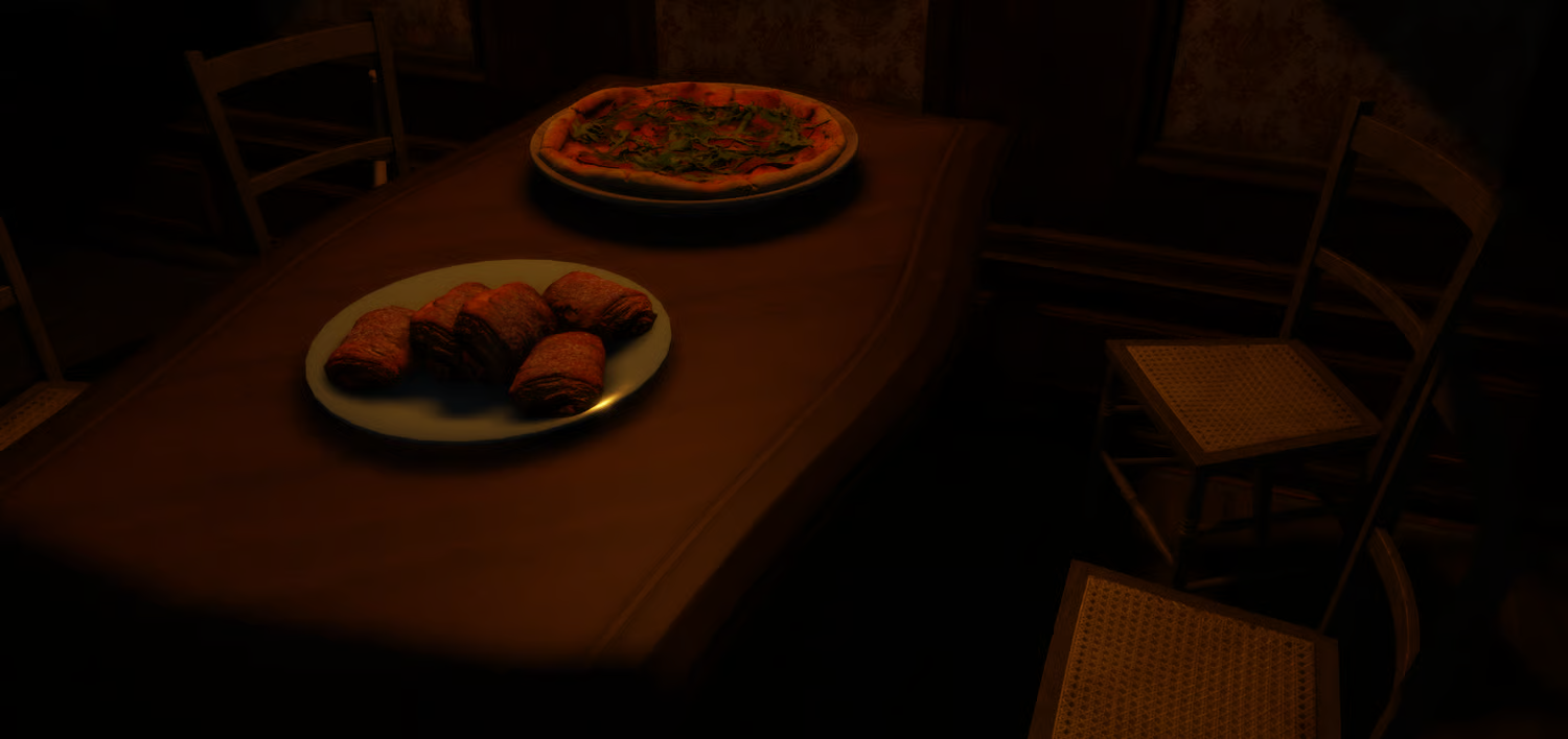 Classic Italian restaurant dining area