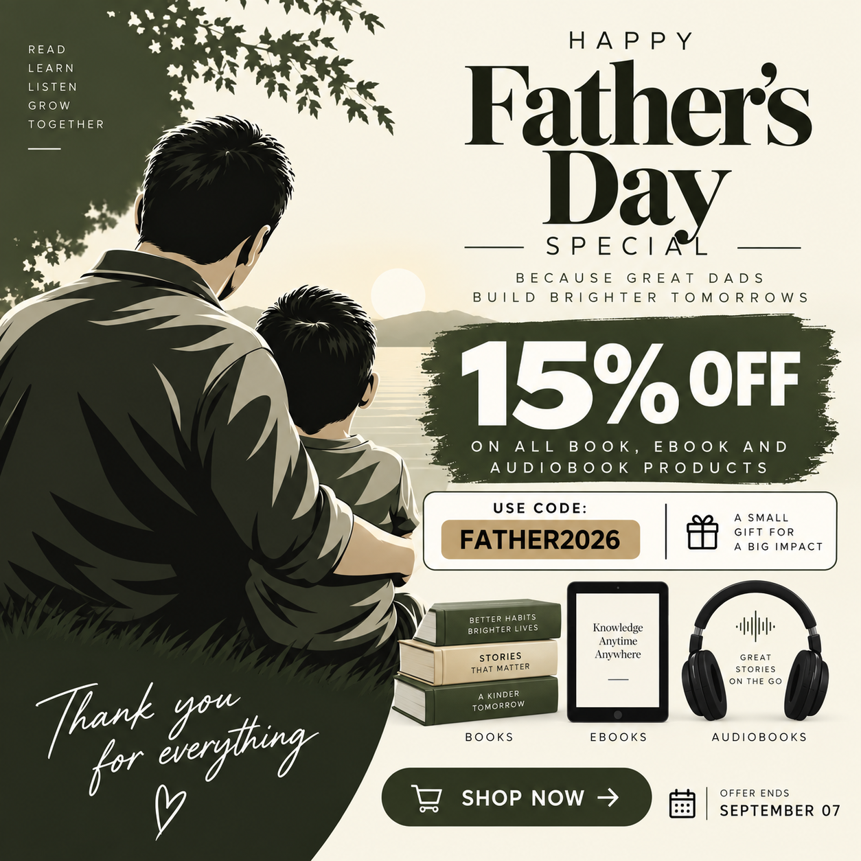 Father's Day OneJillian books offer