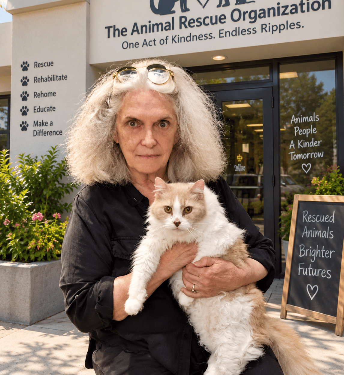 Two Senior Rescue Cats Find Their Forever Homes