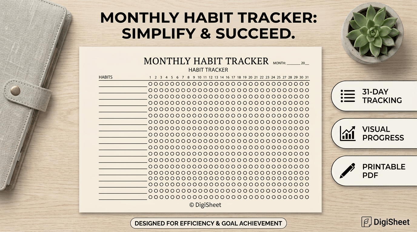 Habit tracker for better habits