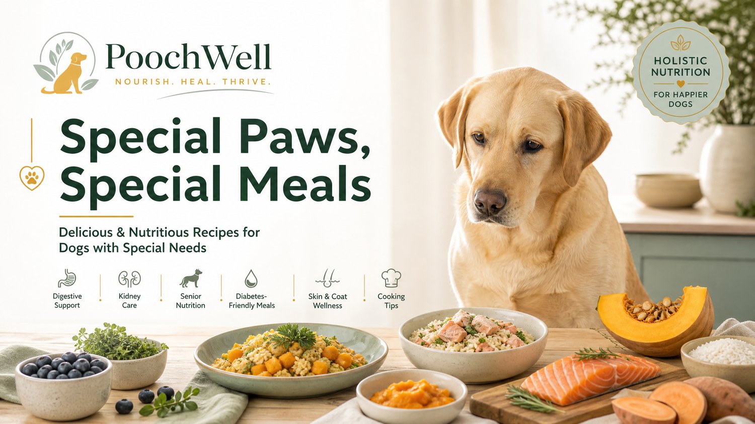 Special Paws, Special Meals: Delicious and Nutritious Recipes for Dogs with Special Needs