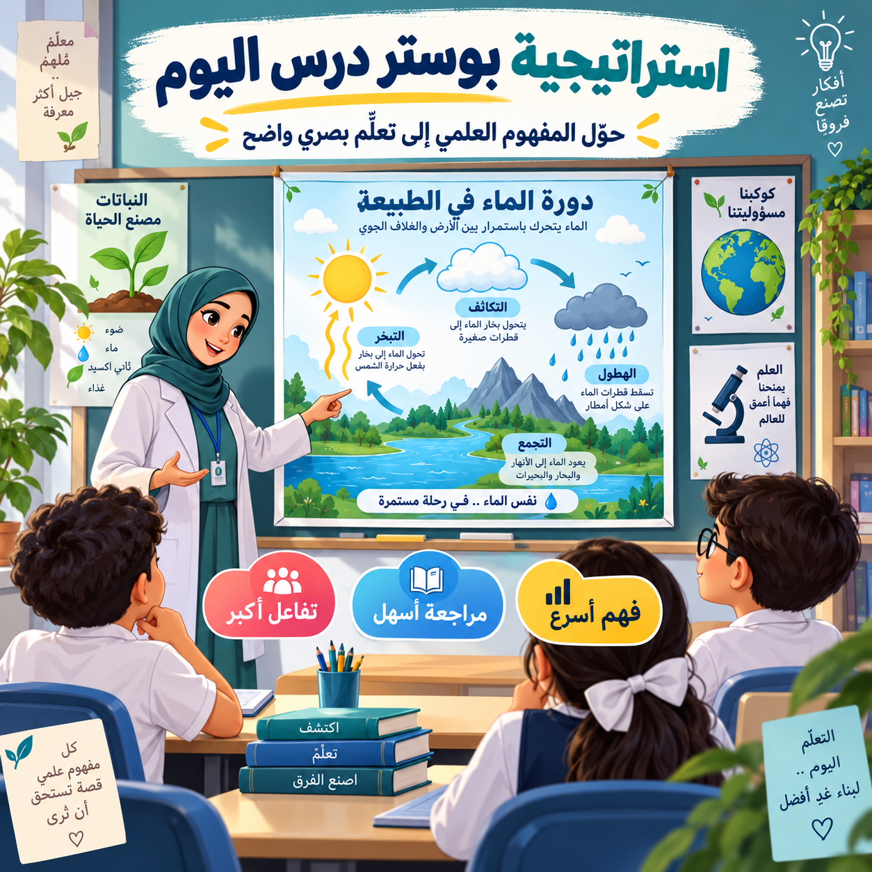 ما المقصود باستراتيجية «بوستر درس اليوم»؟