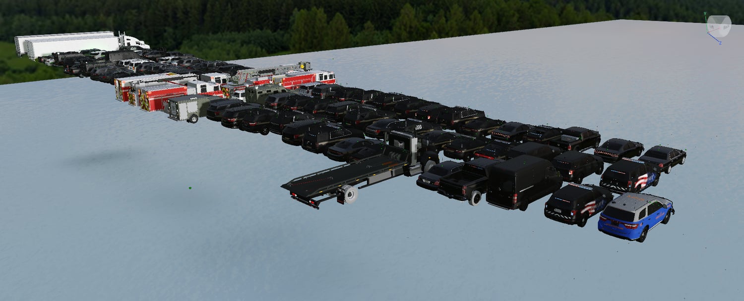 Fire truck vehicle models