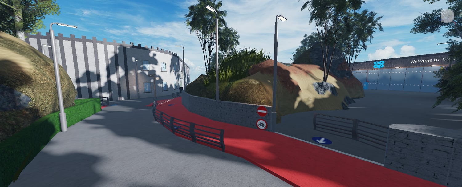 Detailed Roblox UK coastal map