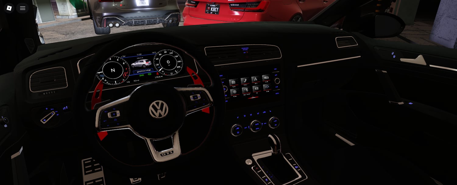 German luxury car with working vehicle systems
