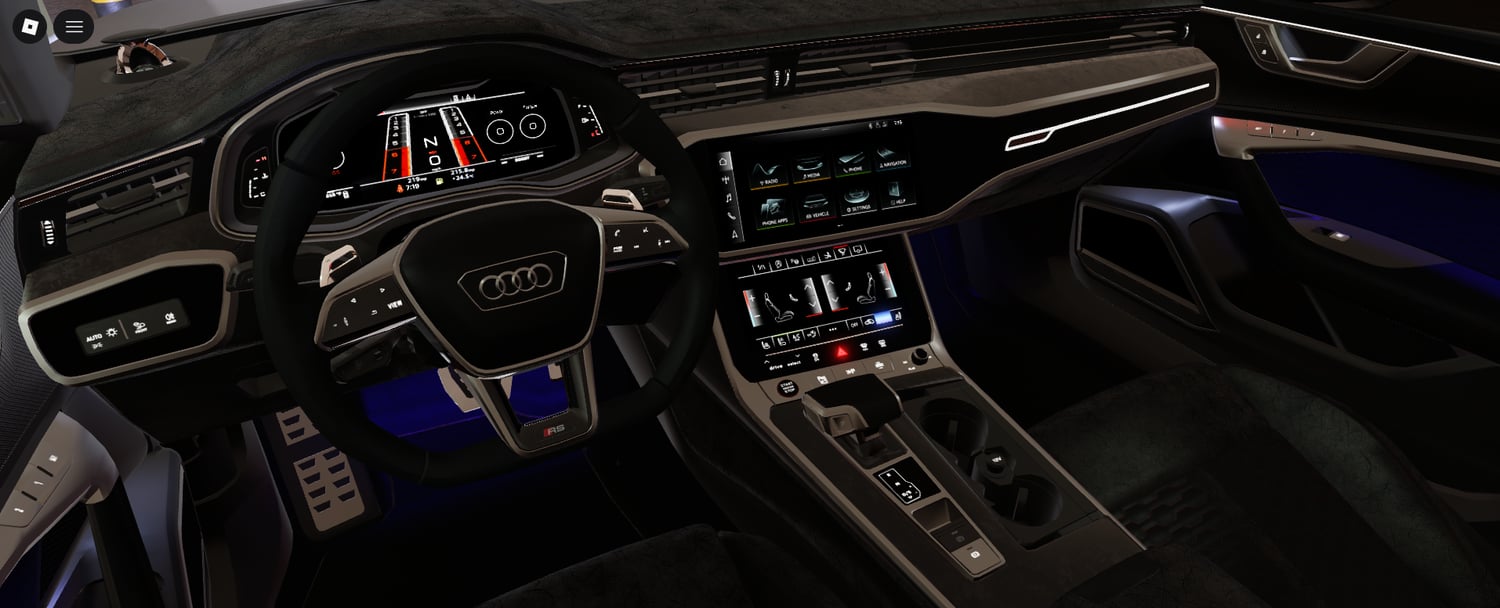 Scripted vehicle audio console and controls