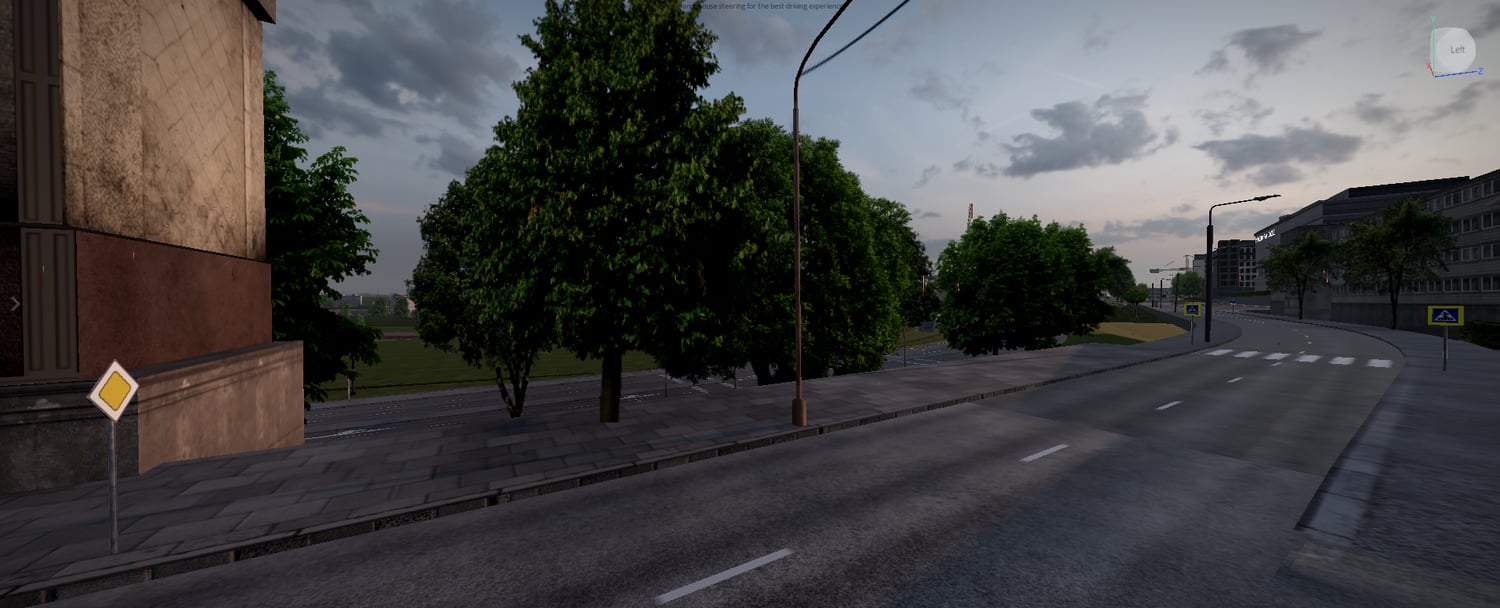 Roblox driving map with detailed city streets and intersections