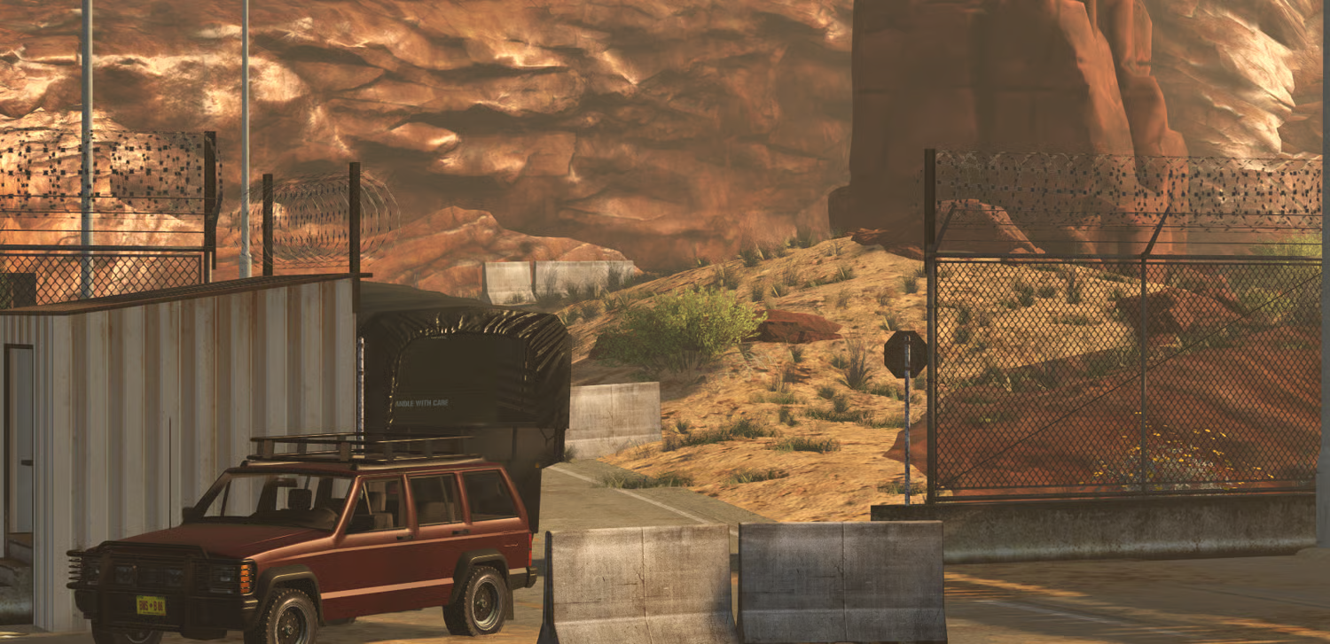 Tankers on canyon road