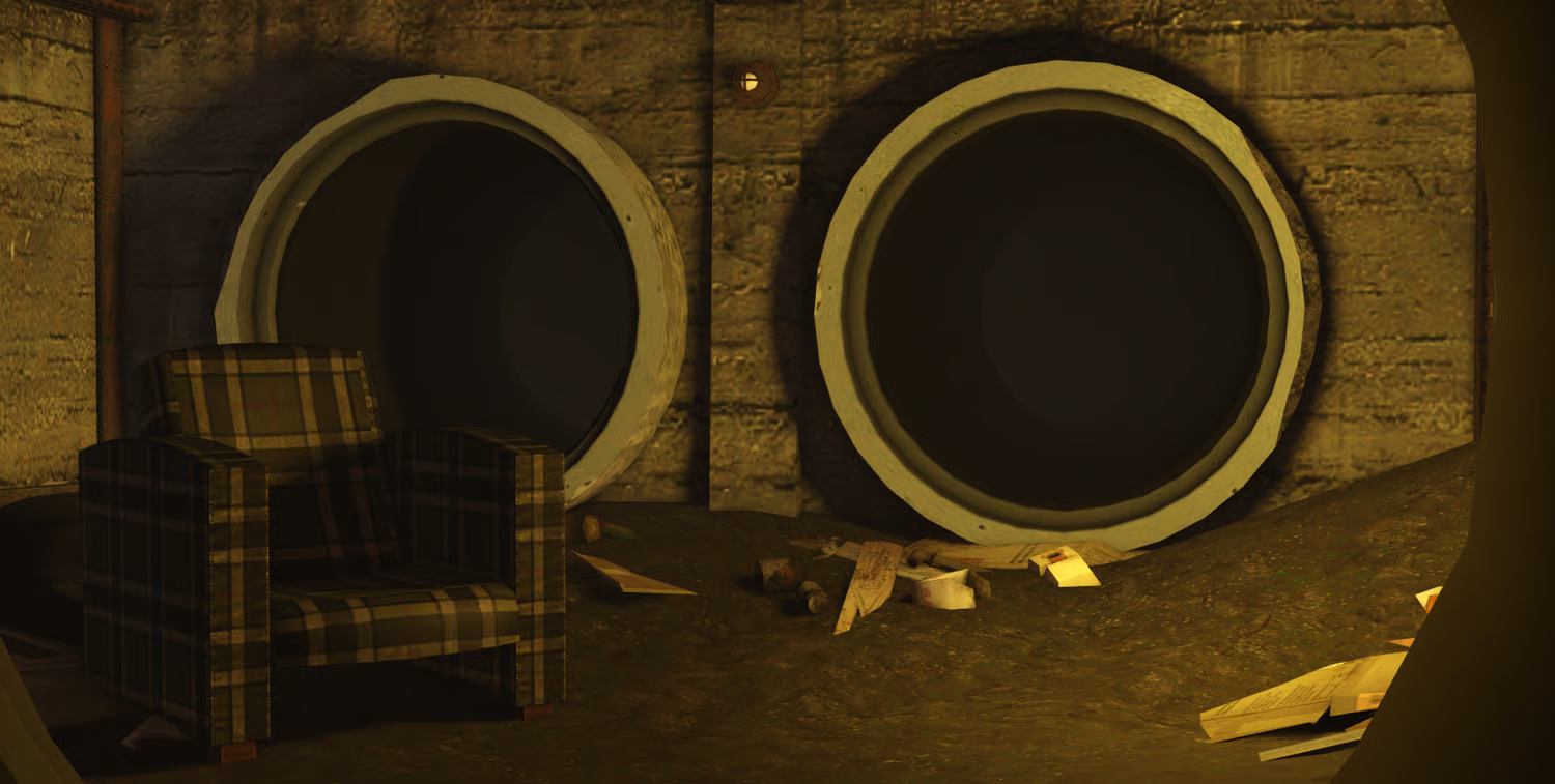 Underground sewer pipes