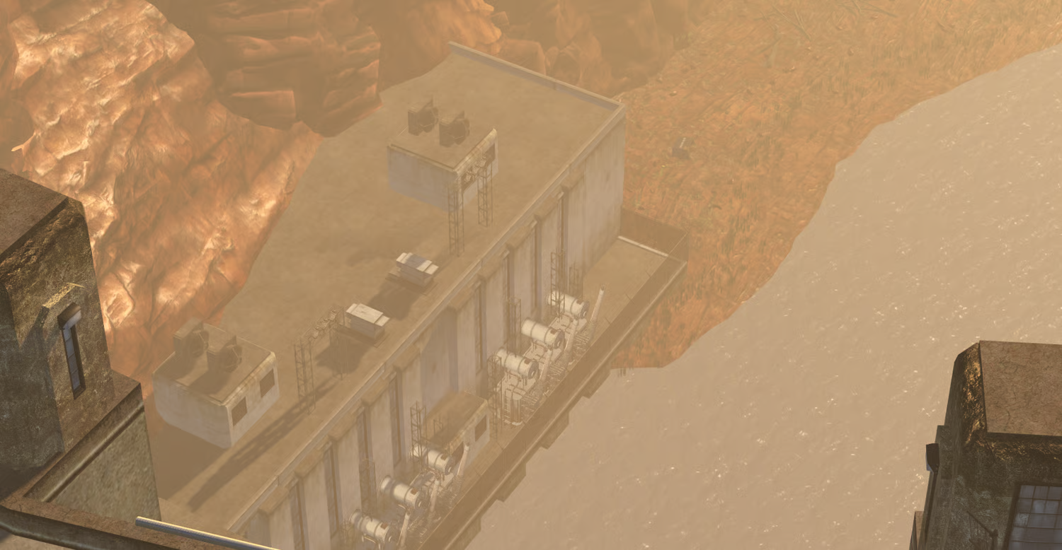 Industrial facility exterior