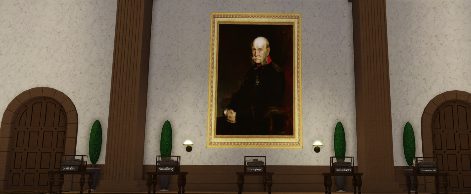 Furnished palace quarters