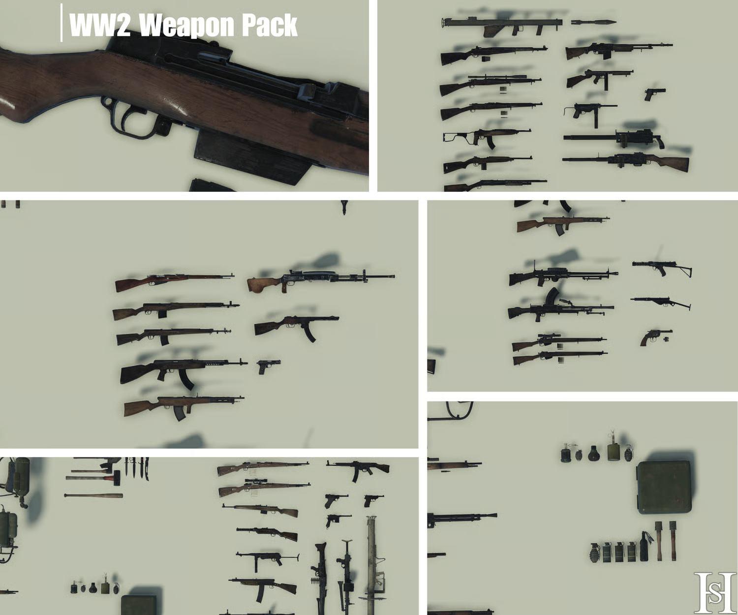 WW2 weapon collection