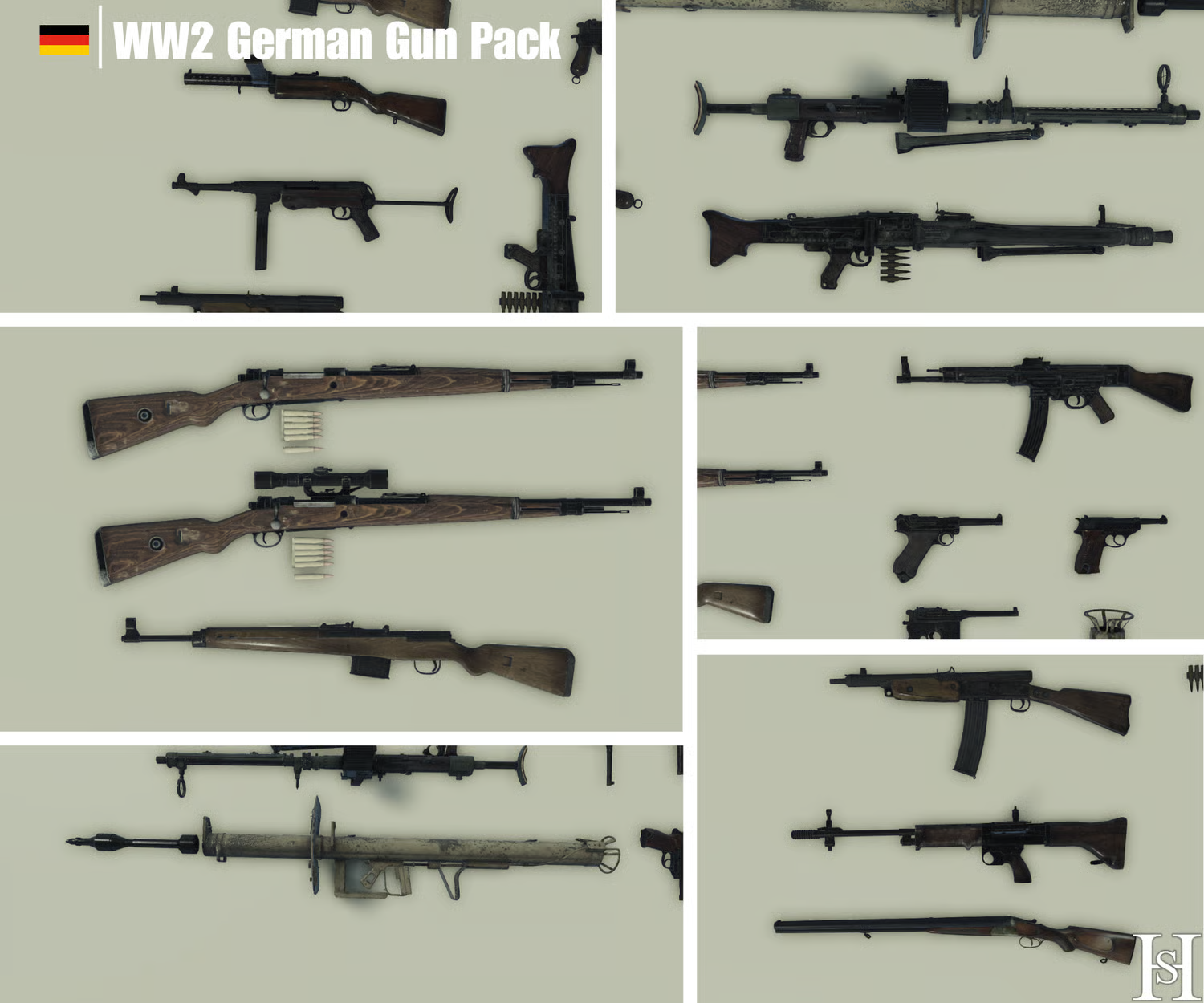 WW2 German weapon collection