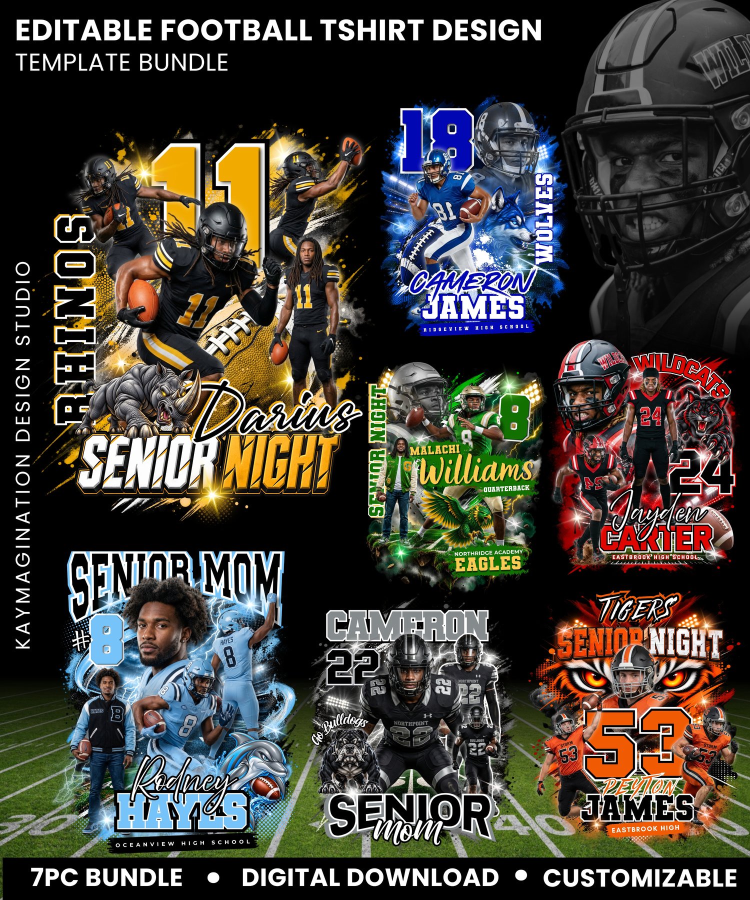football shirt template, football t shirt design, senior night shirt, football mom shirt, custom football shirt, football player shirt, game day shirt template, football fan gear, sports shirt design, football senior template, editable canva template, foo