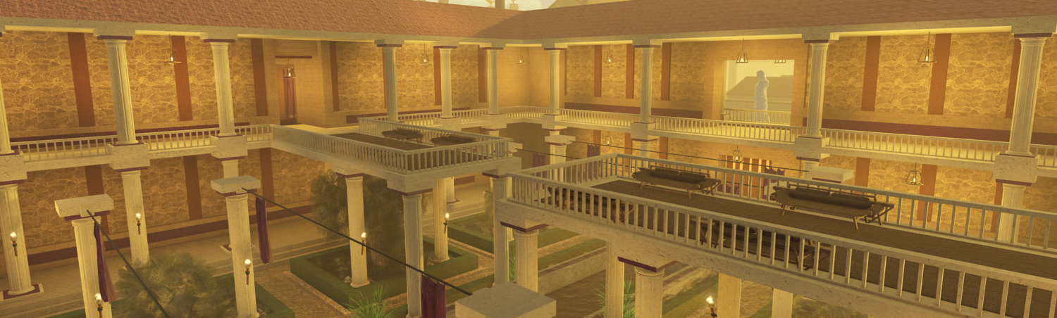 Roman city waterfront district