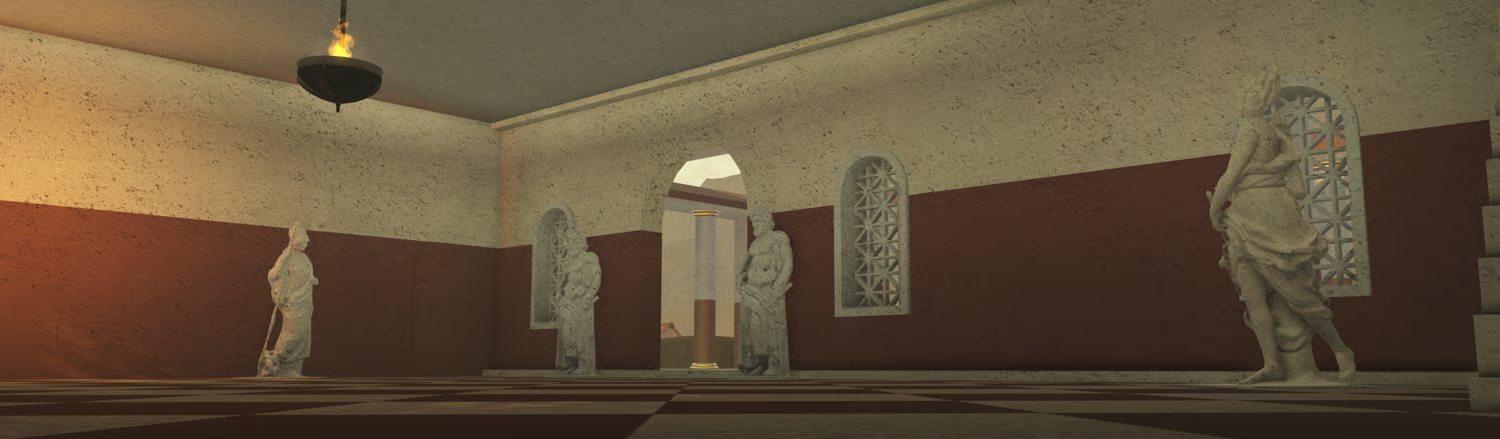 Ancient Roman courtyard architecture