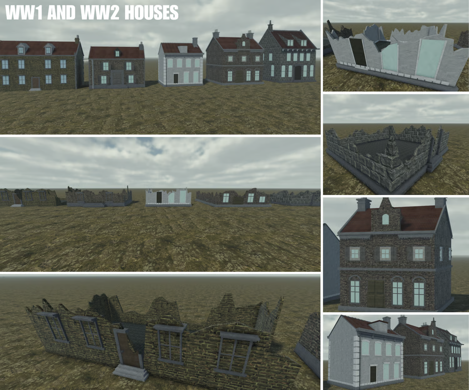 Wartime European house collection