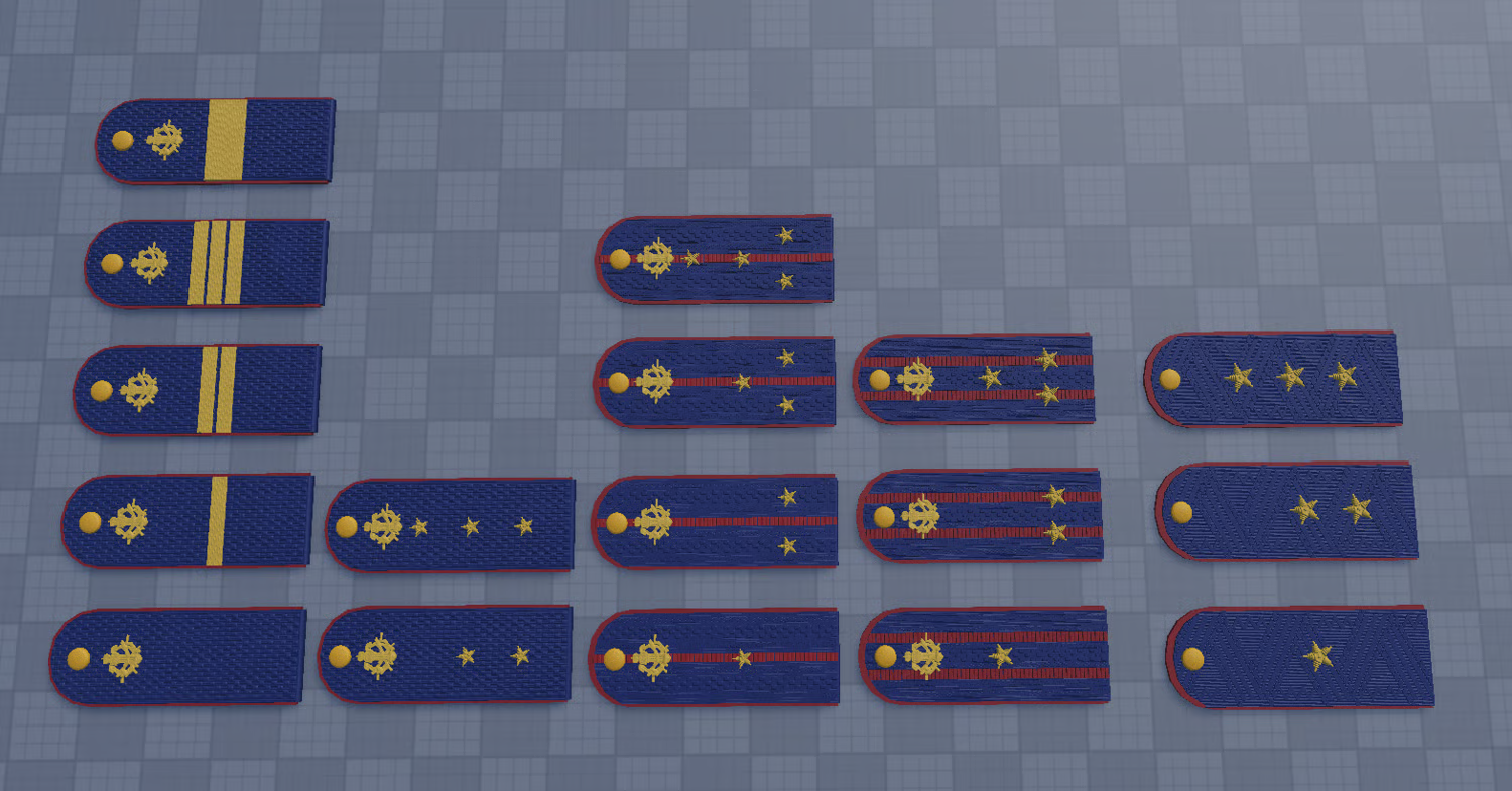 Russian FSIN shoulderboards