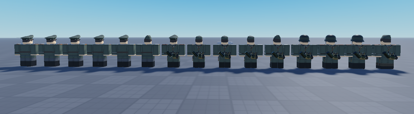 German military uniform variations